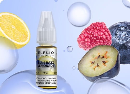 Elfliq_Blue_Razz_Lemonade Elfliq - Blue Razz Lemonade Nikotinsalz Liquid 10ml l 20mg/ml