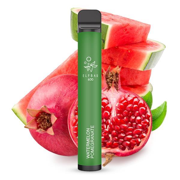 Elfbar 600 - Einweg E-Zigarette Watermelon Pomegranate 2% Nikotin