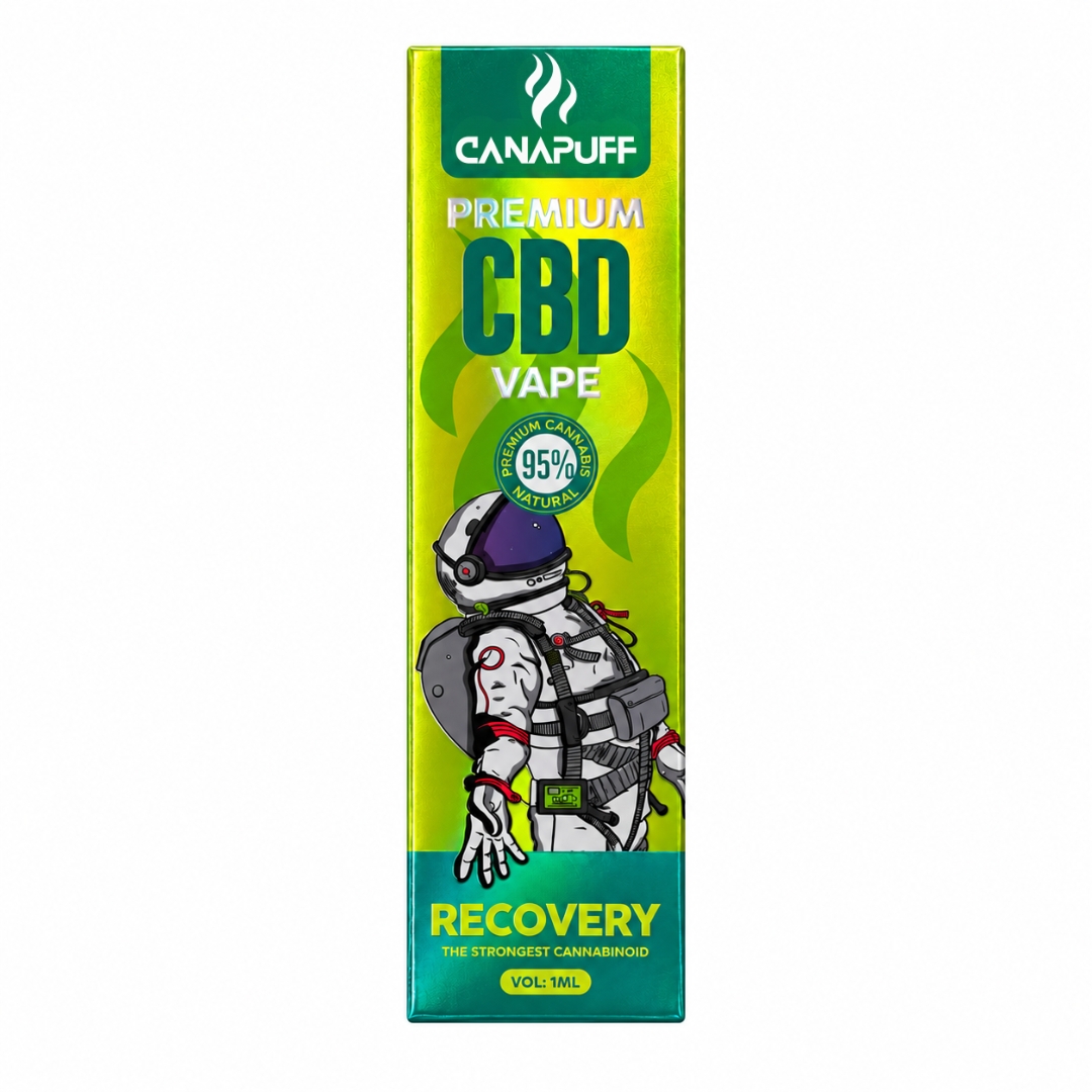 Canapuff CBD vape Recovery 1ml Canapuff CBD vape Recovery 1ml