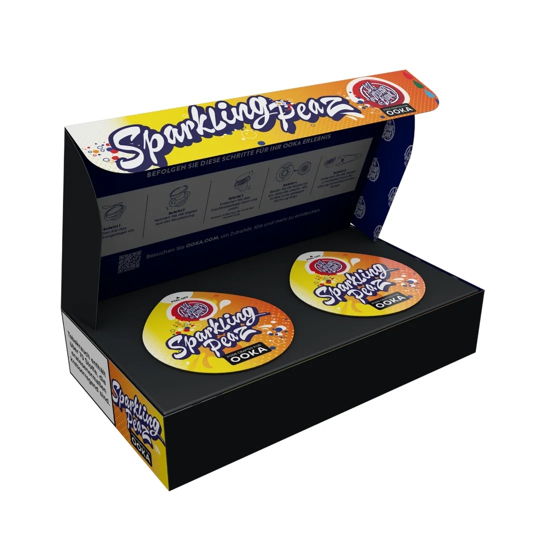 OOKA 187 Shisha Tabak - Sparkling Peaz OOKA Pod (2 Pods)