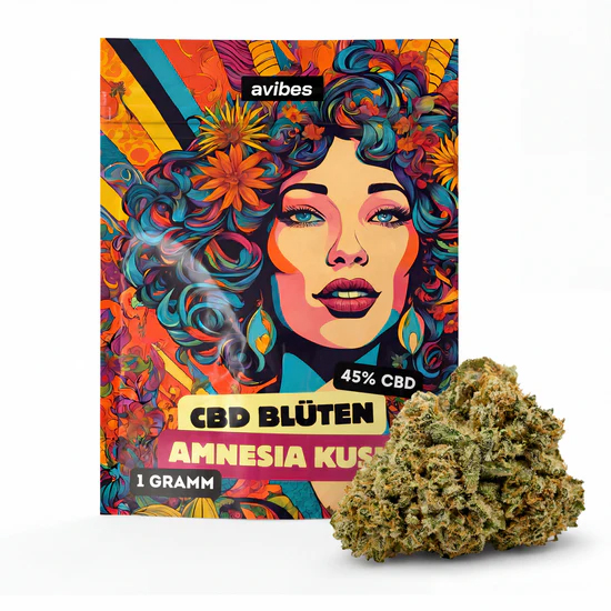 avibes CBD Blüte Amnesia Kush 1g