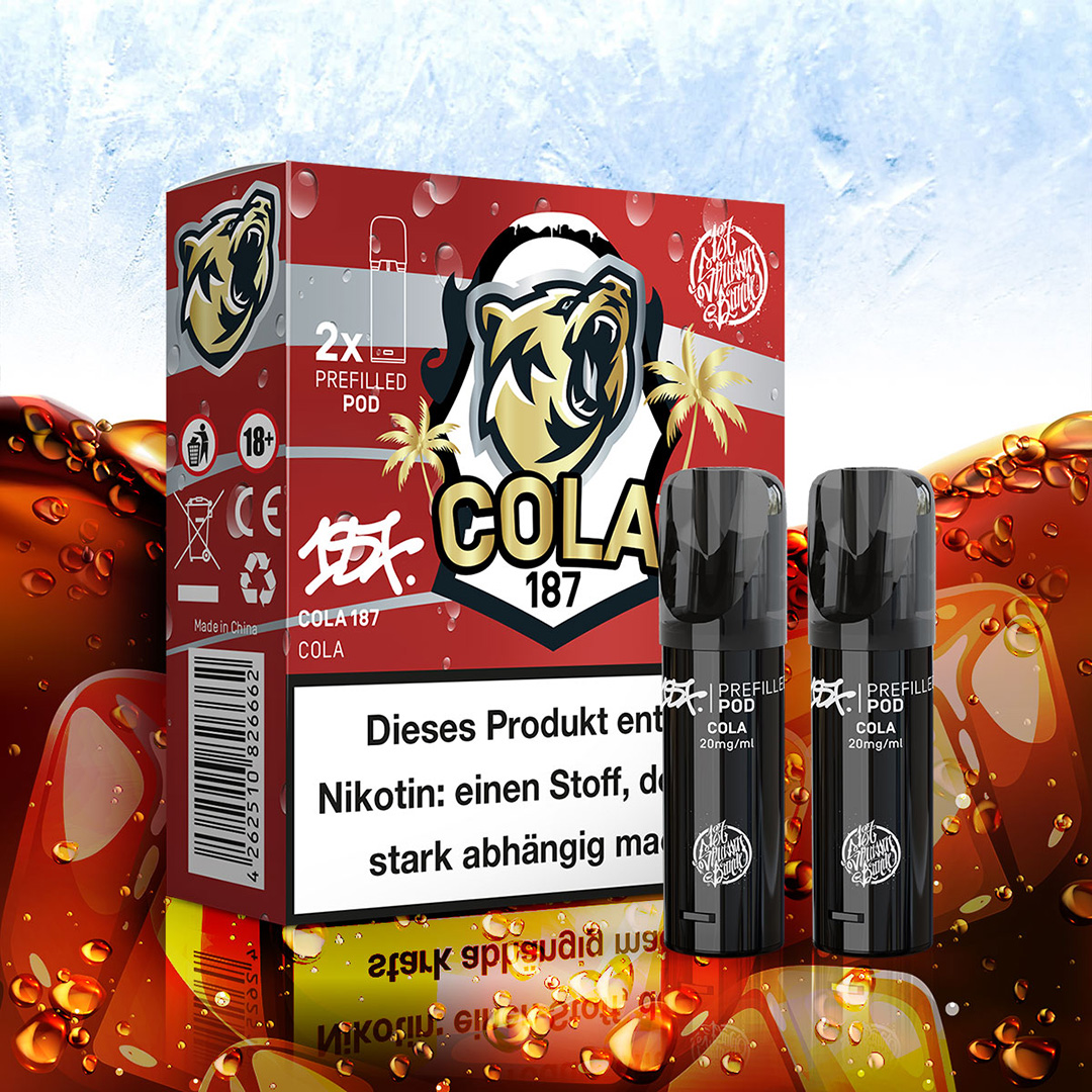 187 Vape Pod Cola 187 2er Pack 187 Vape Pod Cola 187 2er Pack