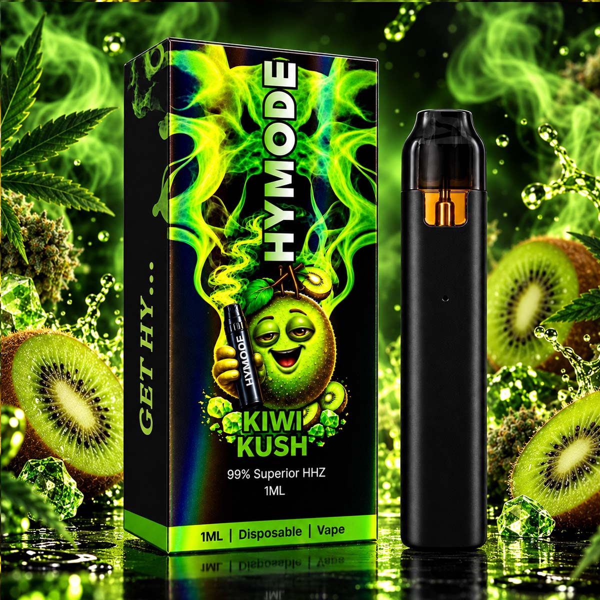 Hymode Kiwi Kush HHZ Vape 1ml