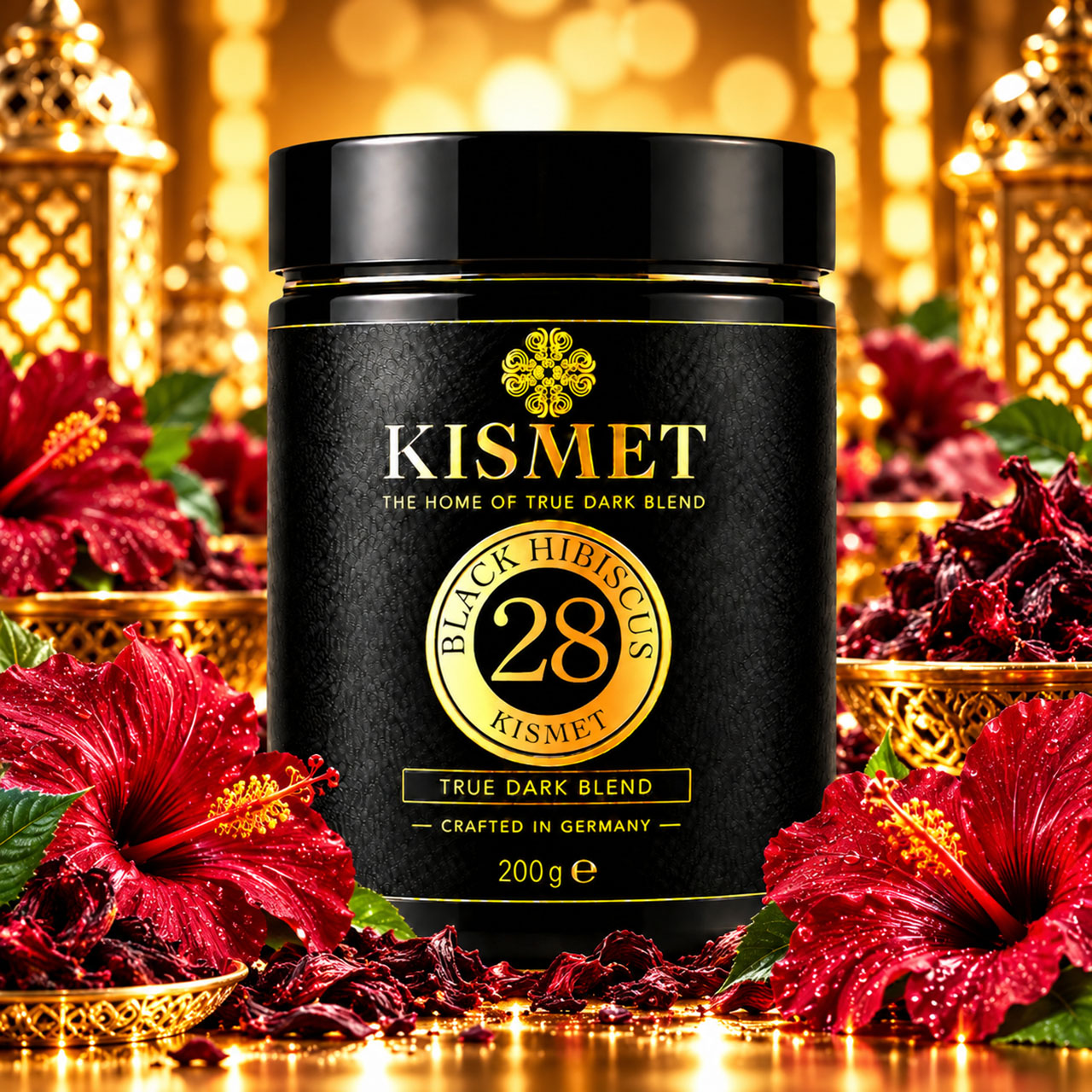 Kismet Darkblend Shisha Tabak Black Hibiscus #28 200g
