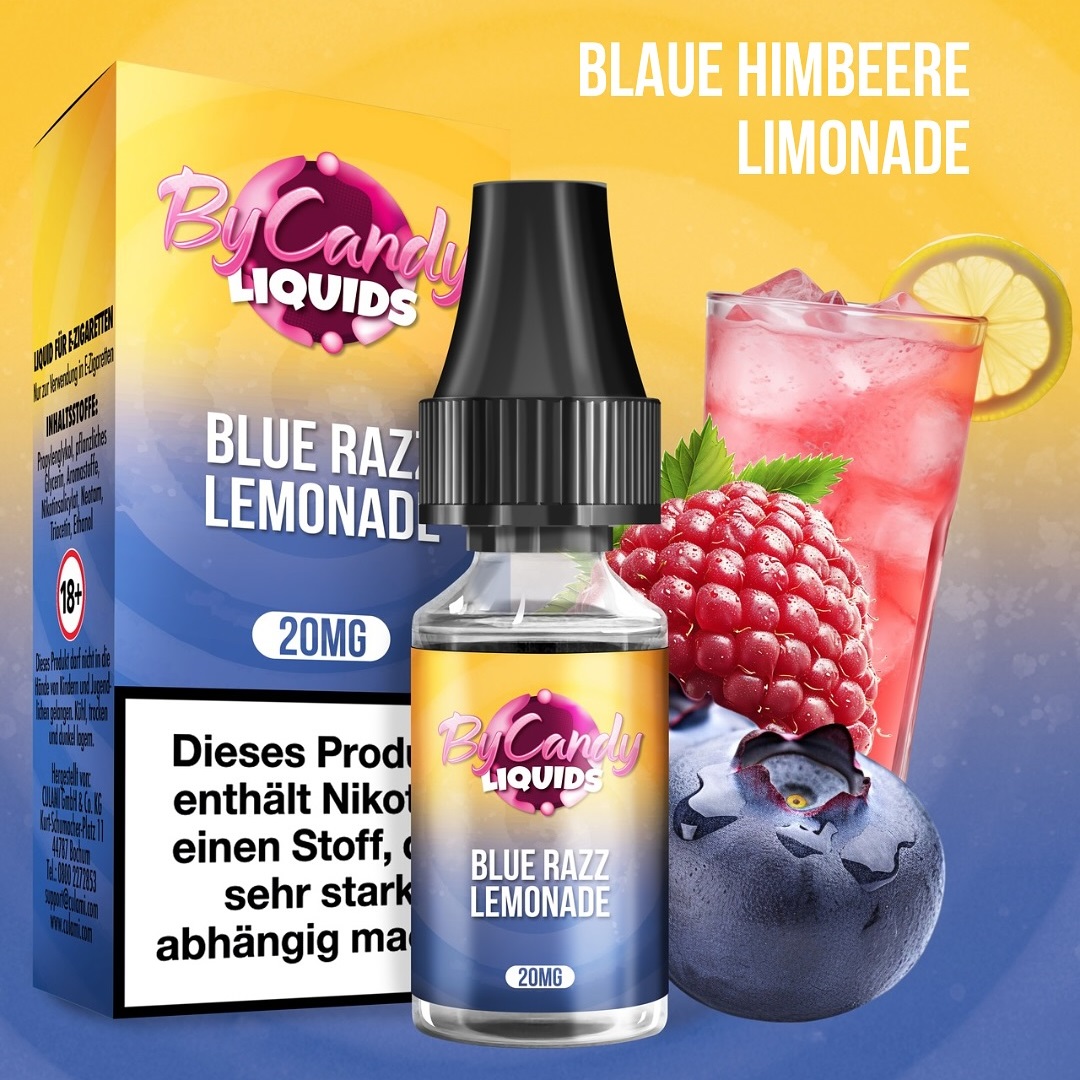 By Candy Liquid Blu Razz Lemonade 10ml 20mg By Candy Liquid Blu Razz Lemonade 10ml 20mg