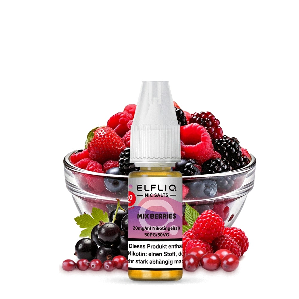 Elfliq - Mix Berries Nikotinsalz Liquid 10ml | 20mg/ml