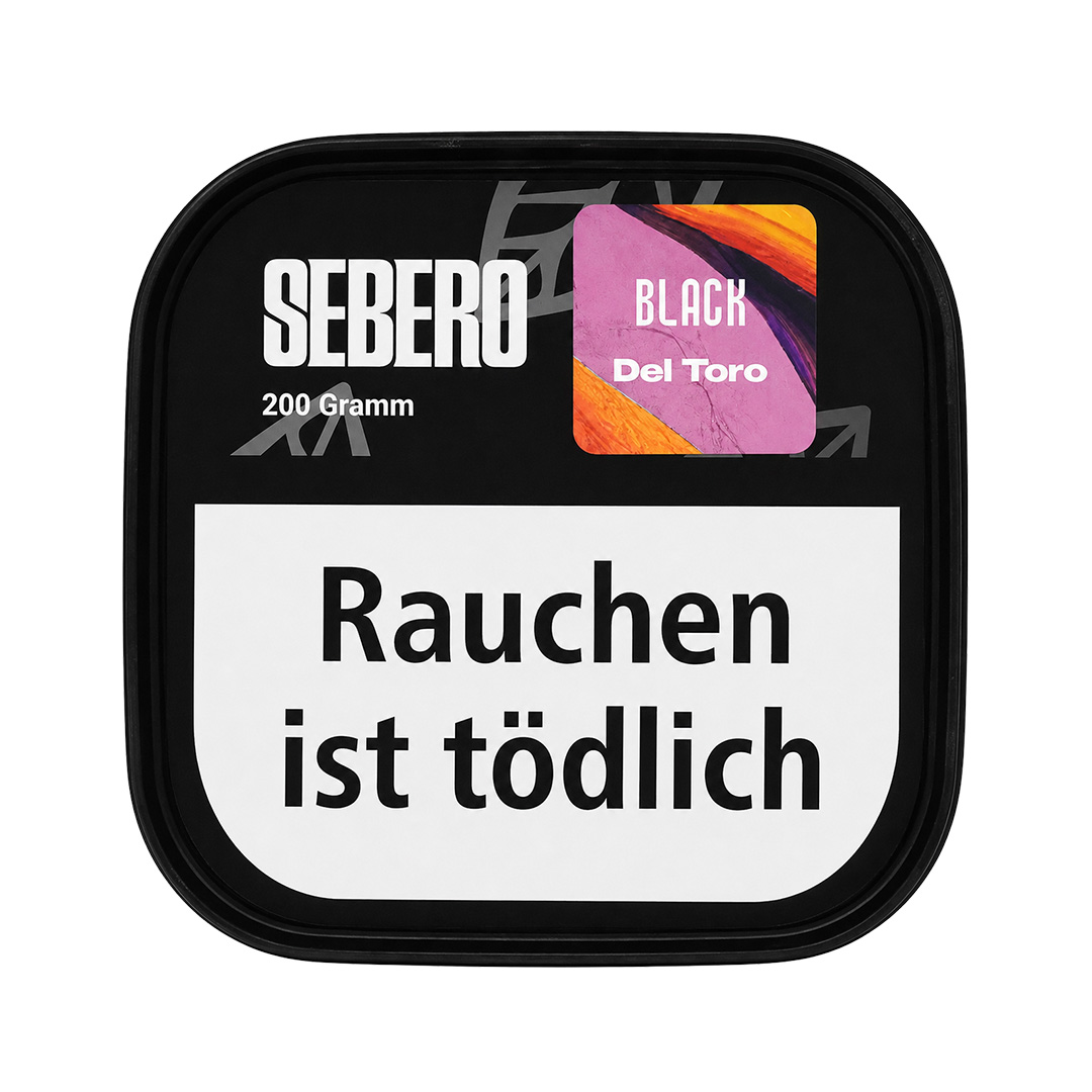Sebero Darkblend Shisha Tabak Black Del Toro 200g Sebero Darkblend Shisha Tabak Black Del Toro 200g