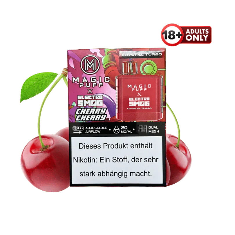 Cherry Cherry Crystal Turbo Magic Puff X Electro Smog 