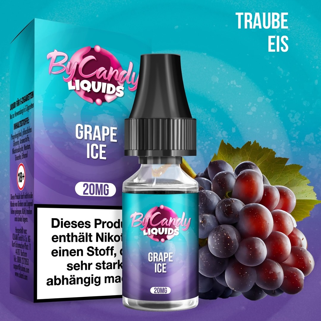 By Candy Liquid Grape Ice 10ml 20mg By Candy Liquid Grape Ice 10ml 20mg