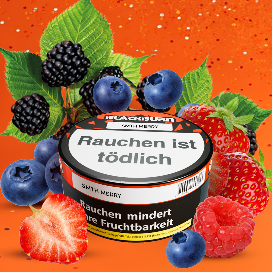 Blackburn Darkblend Shisha Tabak Smth Merry 100g