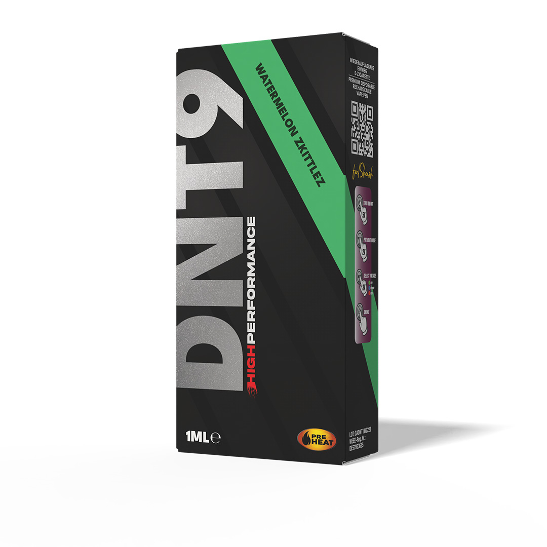 High Performance - DNT-9 Vape Watermelon Zkittlez 1ml High Performance - DNT-9 Vape Watermelon Zkittlez 1ml