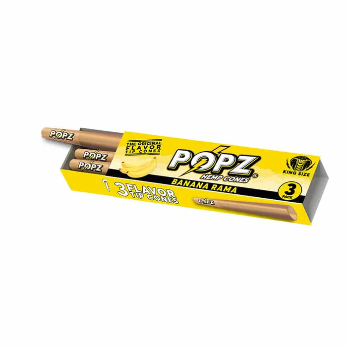 King Palm PopZ Hemp Cones Banana Rama 3er Pack King Palm PopZ Hemp Cones Banana Rama 3er Pack