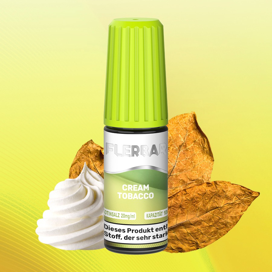 Flerbar - Cream Tobacco Nikotinsalz Liquid 10ml | 20mg/ml