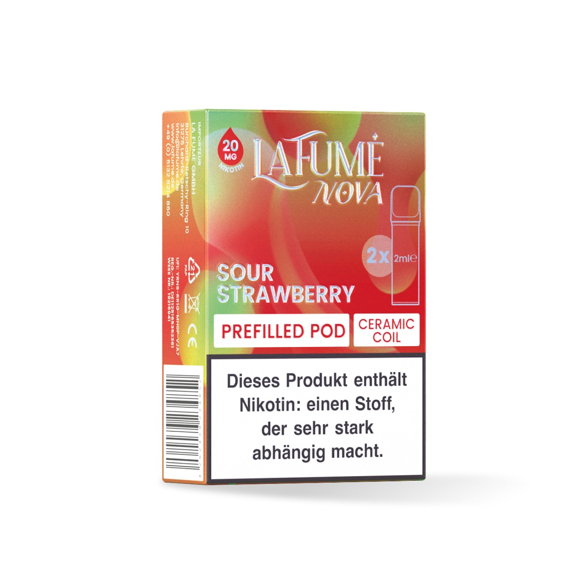 La Fume Nova Pod Sour Strawberry La Fume Nova Pod Sour Strawberry