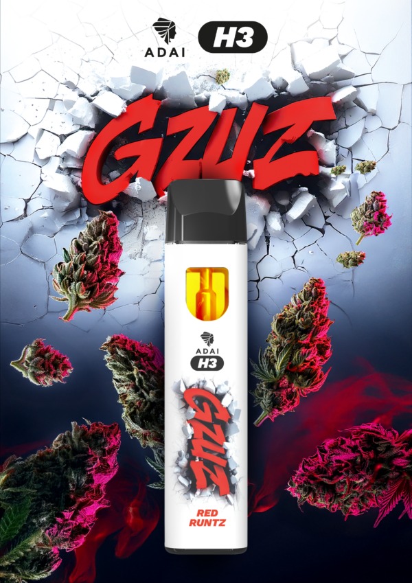Gzuz H3 Superior Blend Vape V2 - Red Runtz 1ml