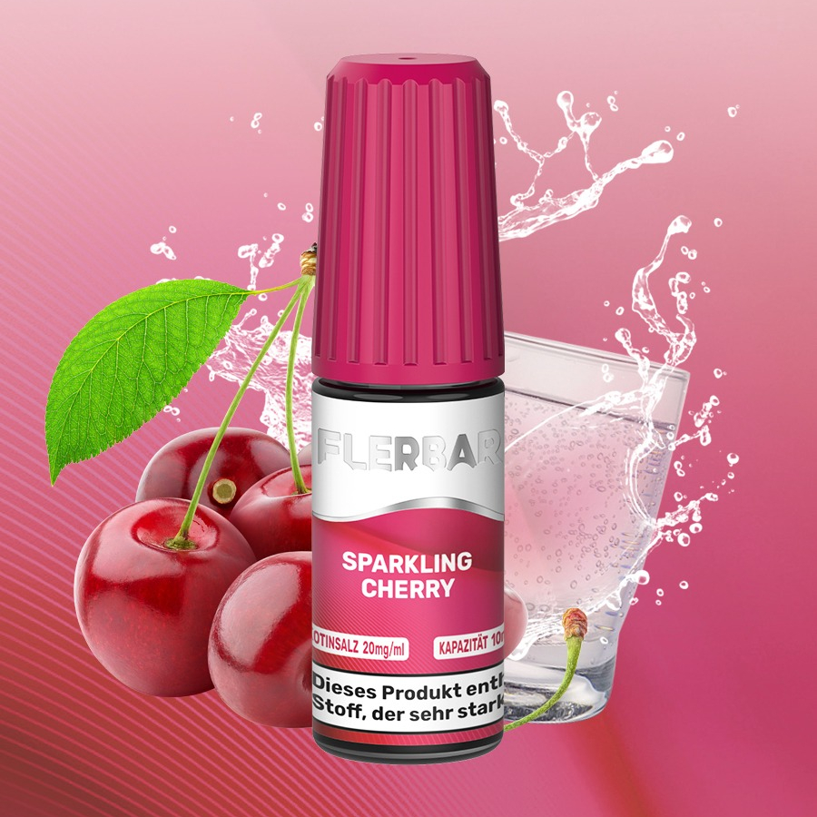 Flerbar Liquid Sparkling Cherry 10ml 20mg Flerbar Liquid Sparkling Cherry 10ml 20mg