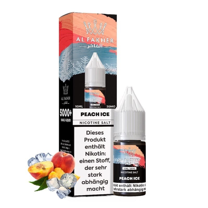 Al Fakher - Peach Ice Nikotinsalz Liquid 10ml | 20mg/ml