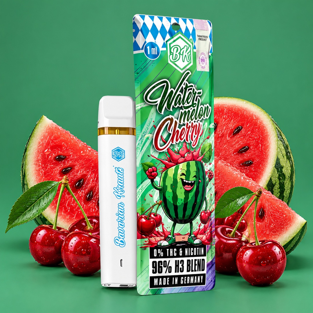 Bavarian Krauts H3 Blend Vape Watermelon Cherry 1ml Bavarian Krauts H3 Blend Vape Watermelon Cherry 1ml