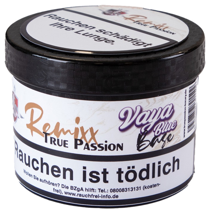 True Passion Remixx Pfeifentabak Vaya Blue 65g True Passion Remixx 65g Base - Vaya Blue