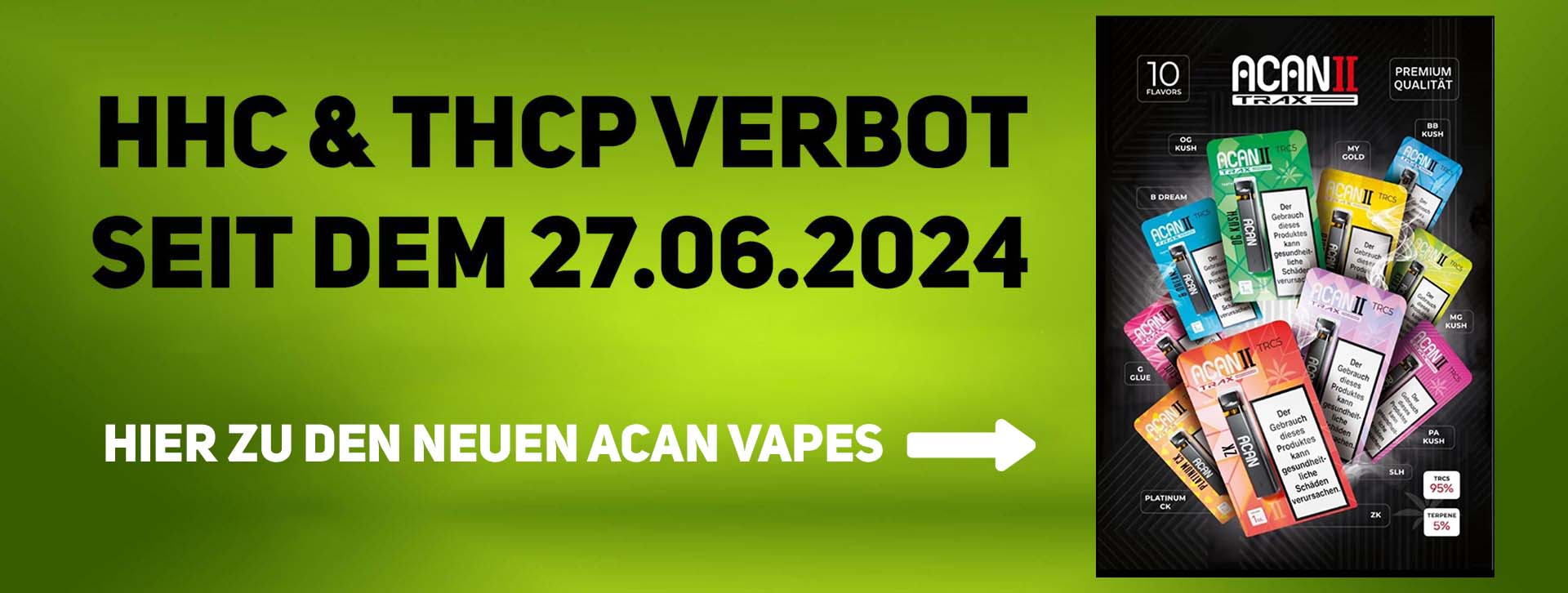 Acan HHC Verbot Acan HHC Verbot