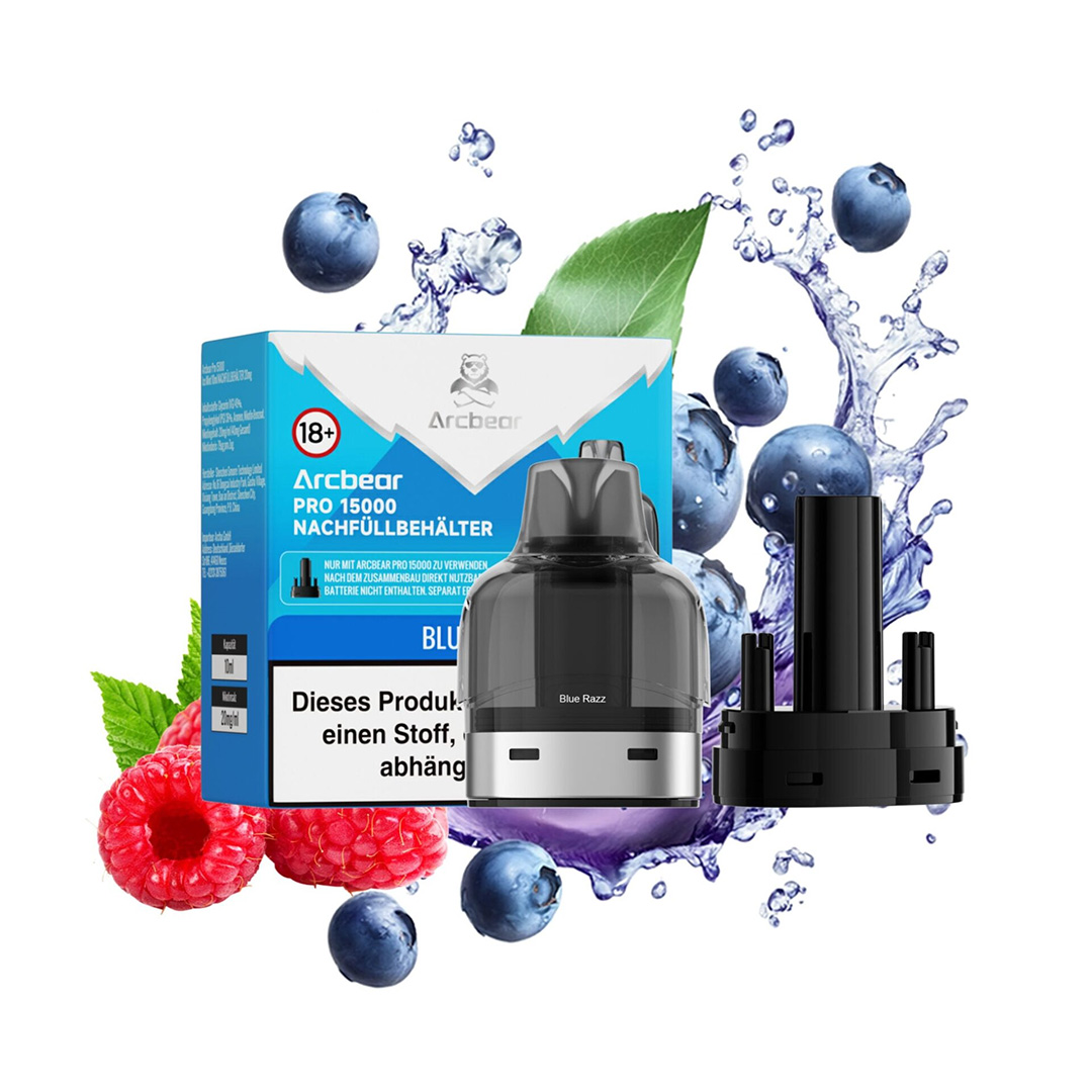 Arcbear - Pro 15000 Pod - Blue Razz 10ml