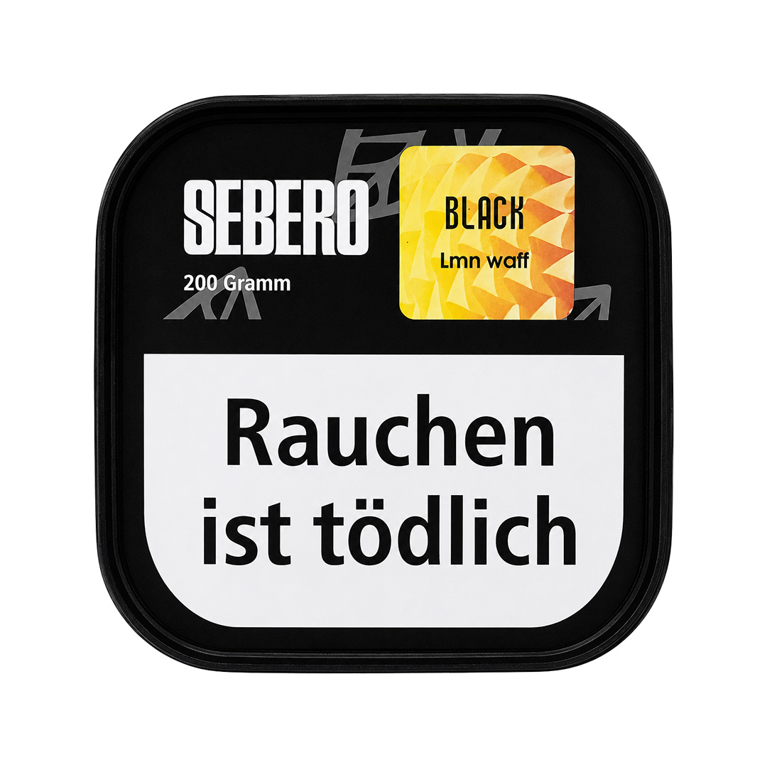 Sebero Darkblend Shisha Tabak Black Lemon Waffel 200g