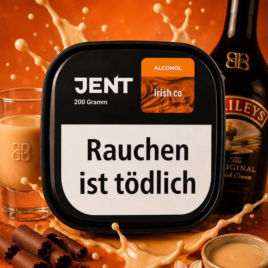 JENT - Alcohol Line - Irish Co 200g Shisha Tabak