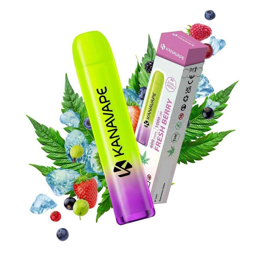 Kanavape CBD Vape Einweg E-Zigarette - Fresh Berry - 2ml