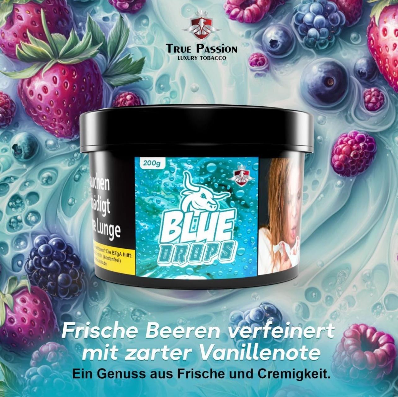 Fadi Shisha Tabak Blue Drops 200g Fadi Shisha Tabak Blue Drops 200g