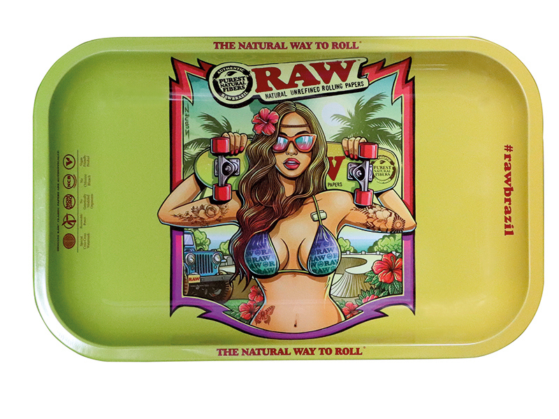 Raw Rolling Tray Drehunterlage Brazil Raw Rolling Tray Drehunterlage Brazil