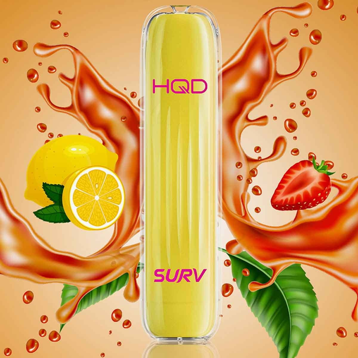 HQD WAVE / Surv 600 - Einweg E-Shisha - Strawberry Lemonade