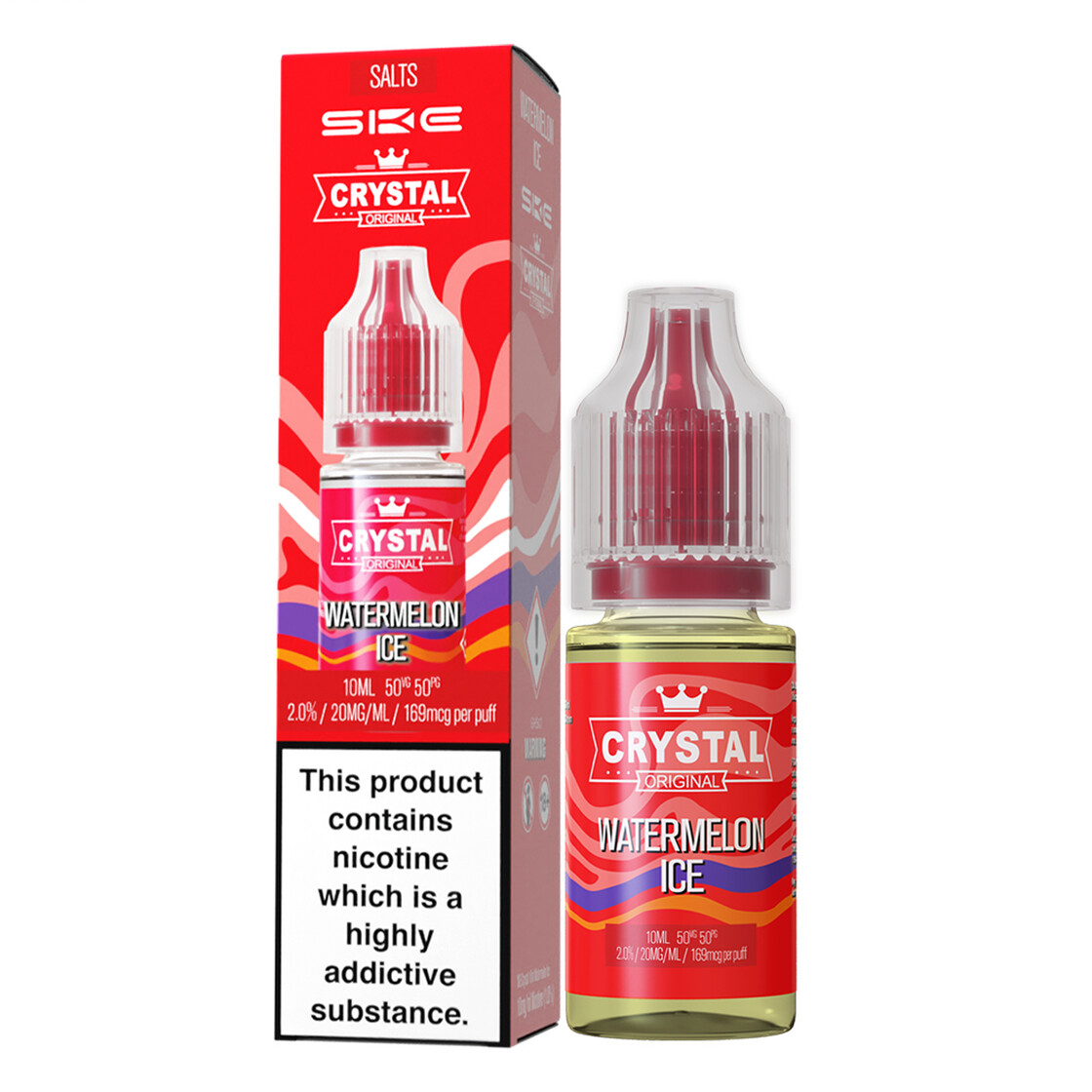 SKE Crystal Liquid 10ml 20mg Watermelon Ice SKE Crystal Liquid 10ml 20mg Watermelon Ice