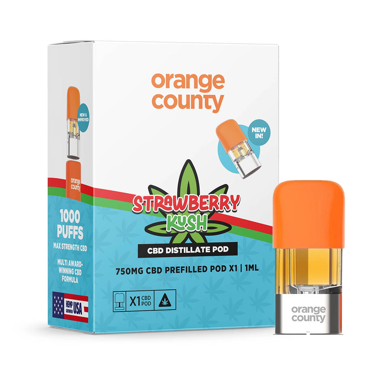 Orange County CBD - Strawberry Kush POD