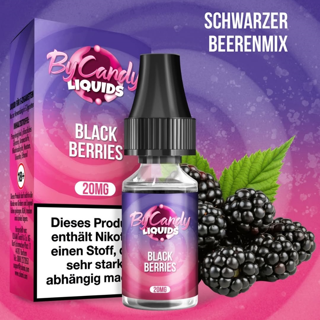 By Candy Liquid Black Berries 10ml 20mg By Candy Liquid Black Berries 10ml 20mg