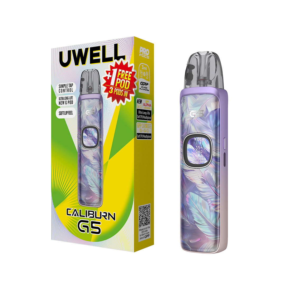 Uwell - Caliburn G5 Pod Kit - Aurora Feathers