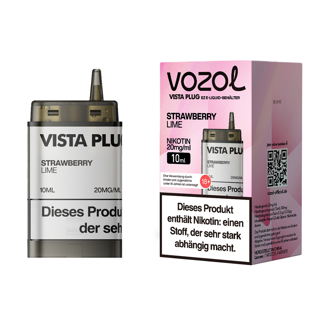 Vozol Vista Plug EZ Pod Strawberry Lime Vozol Vista Plug EZ Pod Strawberry Lime