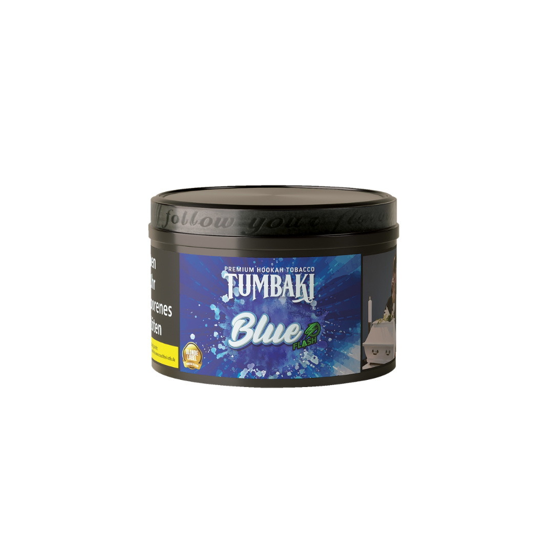 Tumbaki Shisha Tabak Blue Flash 200g