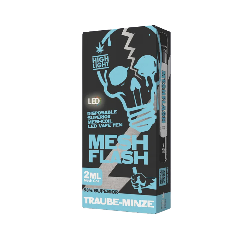 Mesh Flash H2 Superior Blend Vape Traube Minze 2ml Mesh Flash H2 Superior Blend Vape Traube Minze 2ml