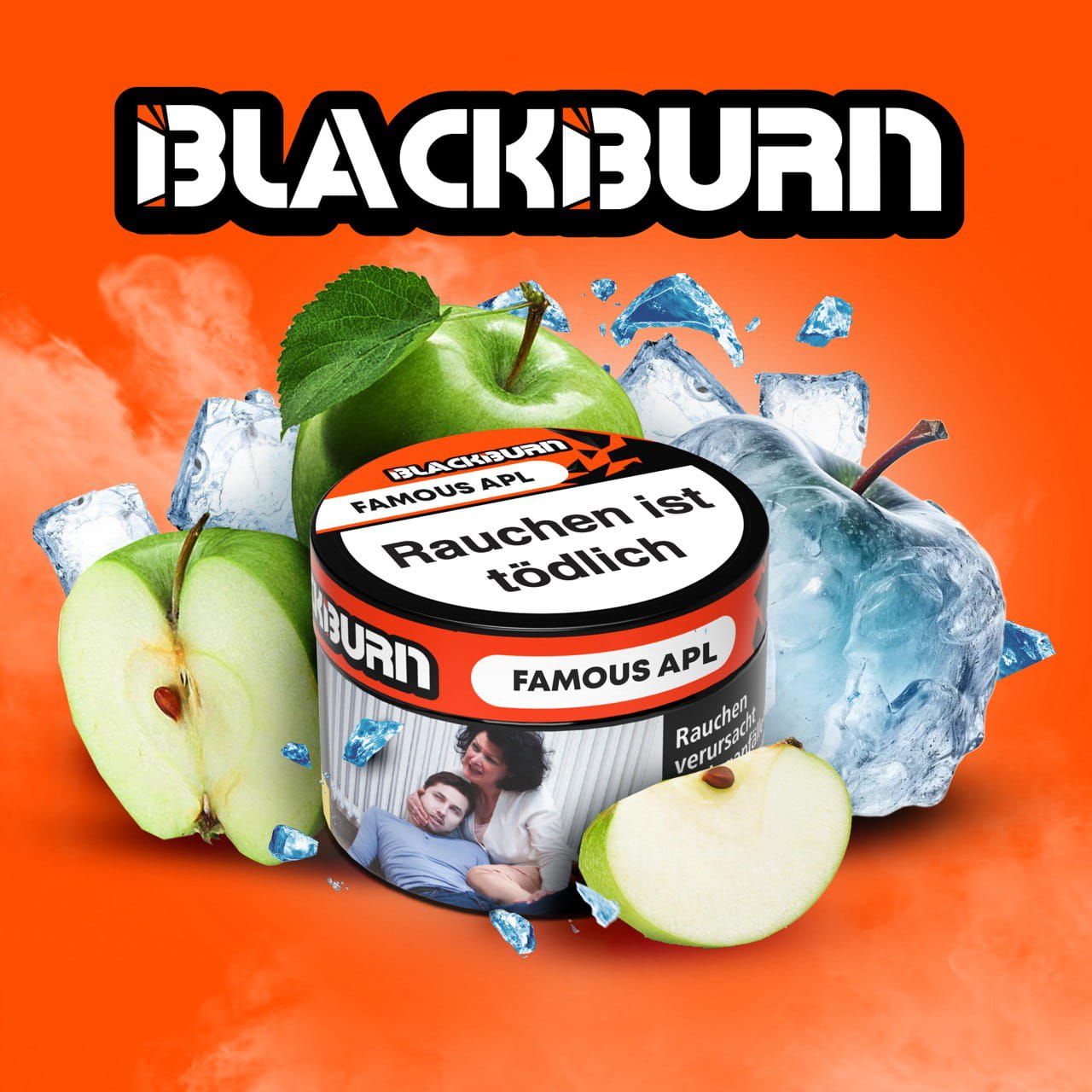 blackburn-Famous-Apl Blackburn Shisha Tabak Famous Apple 25g
