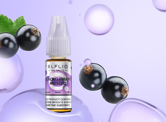 Elfliq - Blackcurrant Aniseed Nikotinsalz Liquid 10ml | 20mg/ml
