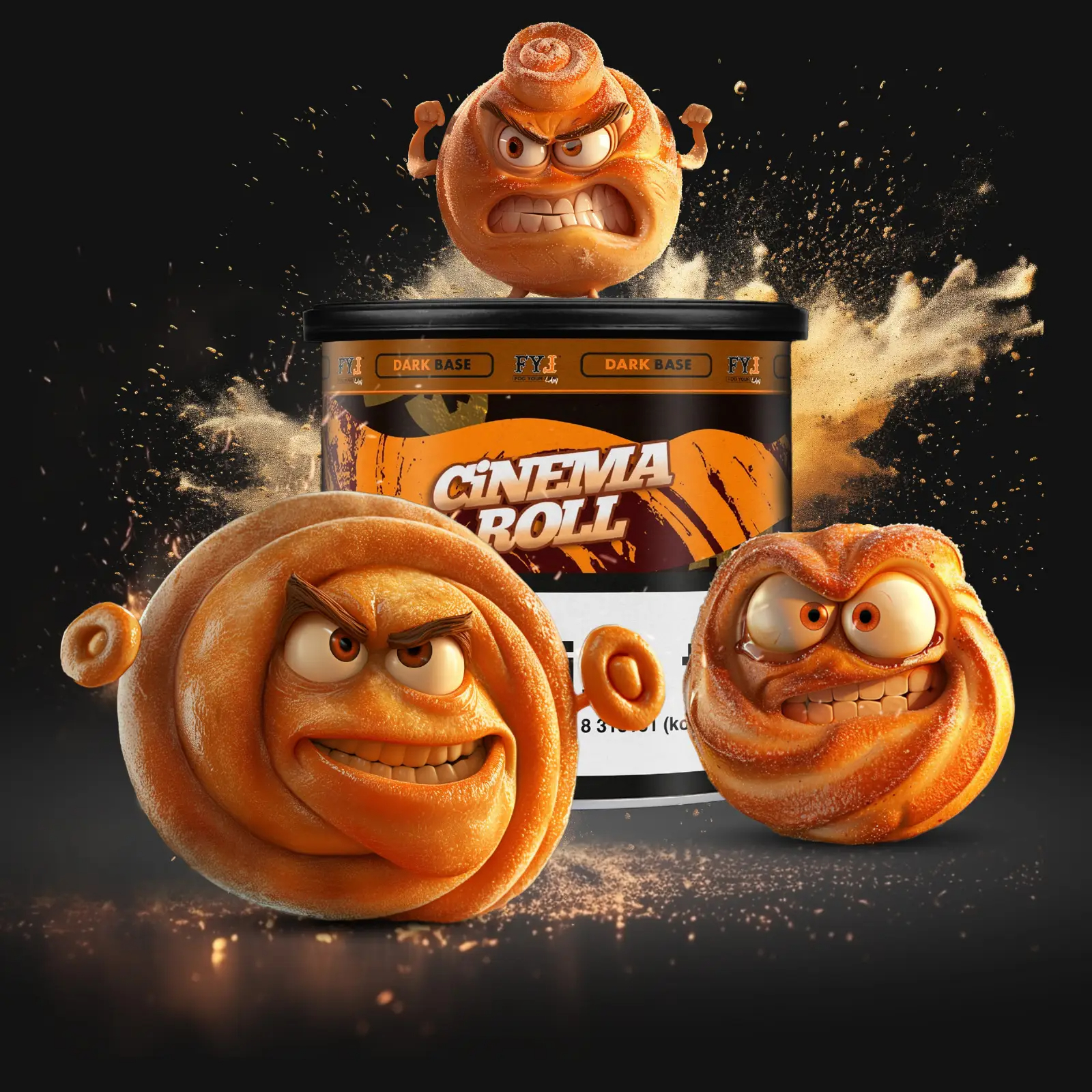 Fog Your Law Pfeifentabak Dark Cinema Roll 65g Fog Your Law Pfeifentabak Dark Cinema Roll 65g