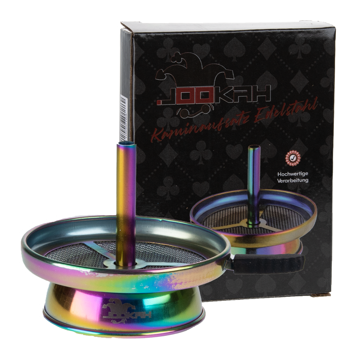 Jookah-Kamin-Aufsatz-Rainbow2 Jookah Kaminaufsatz - Edelstahl Rainbow