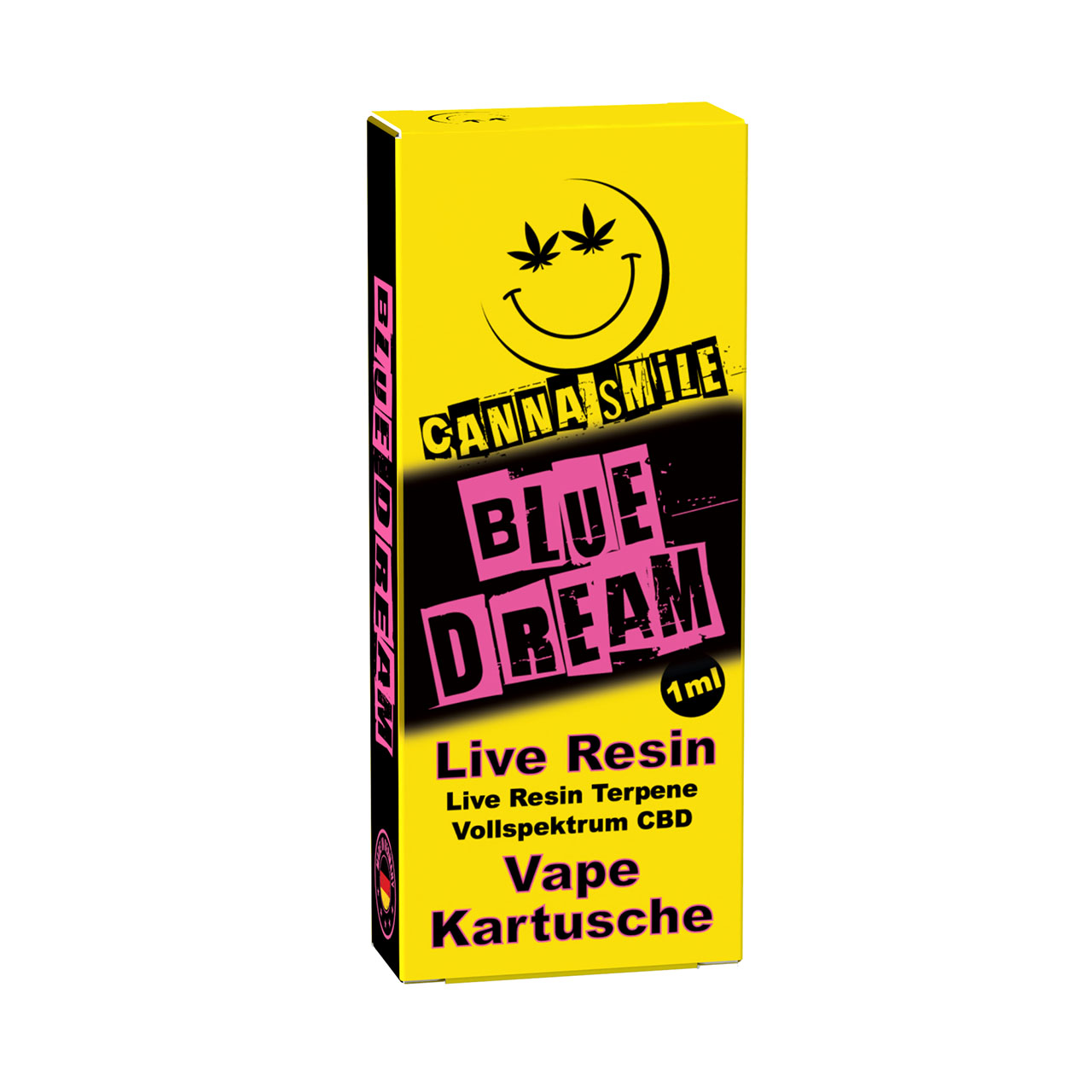 Canna Smile Live Resin CBD Kartusche Blue Dream 1ml