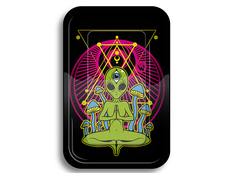 Fire Flow Drehunterlage Small Trippy Aliens Fire Flow Drehunterlage Small Trippy Aliens