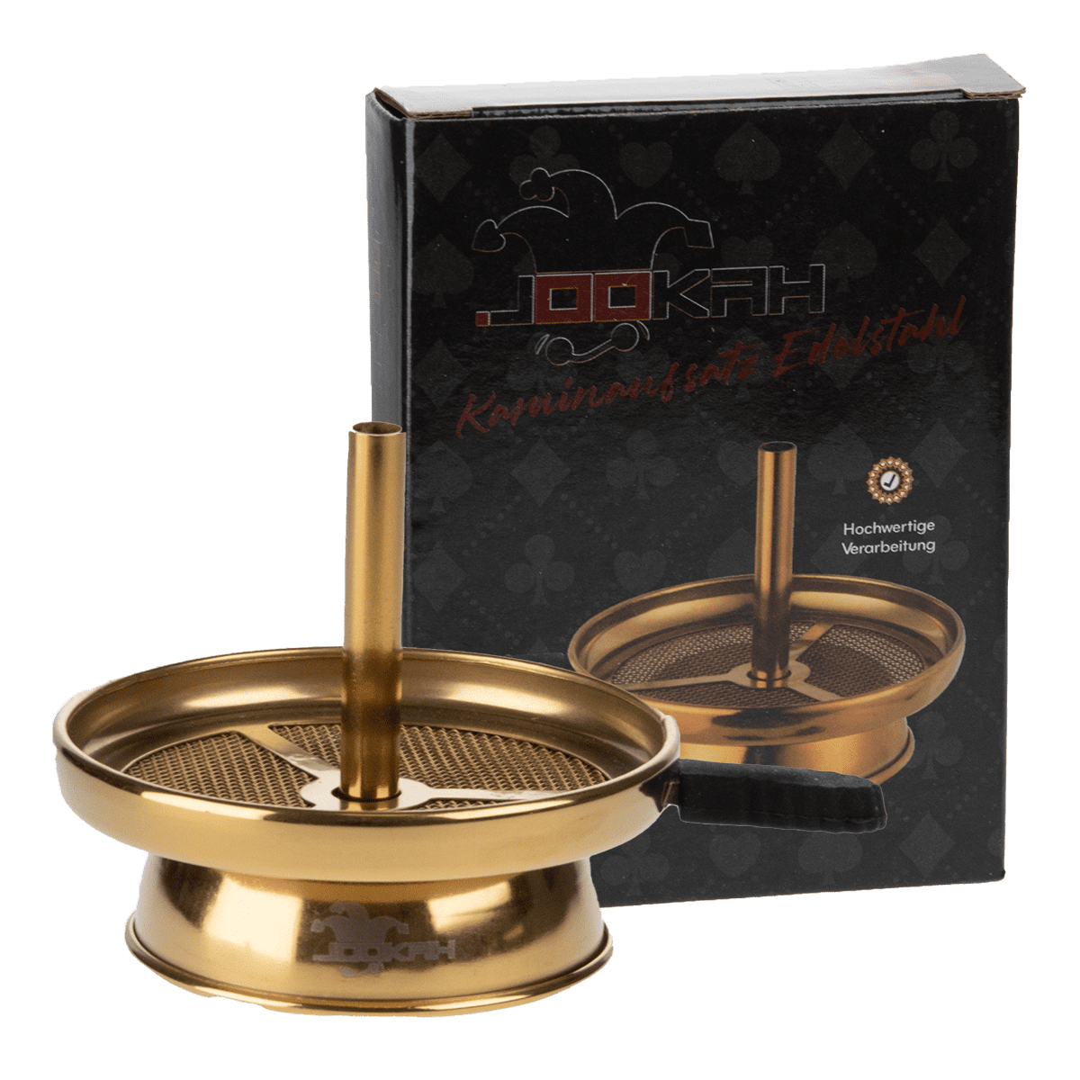 Jookah-Kamin-Aufsatz-Gold-Edition2 Jookah Kaminaufsatz - Edelstahl Gold