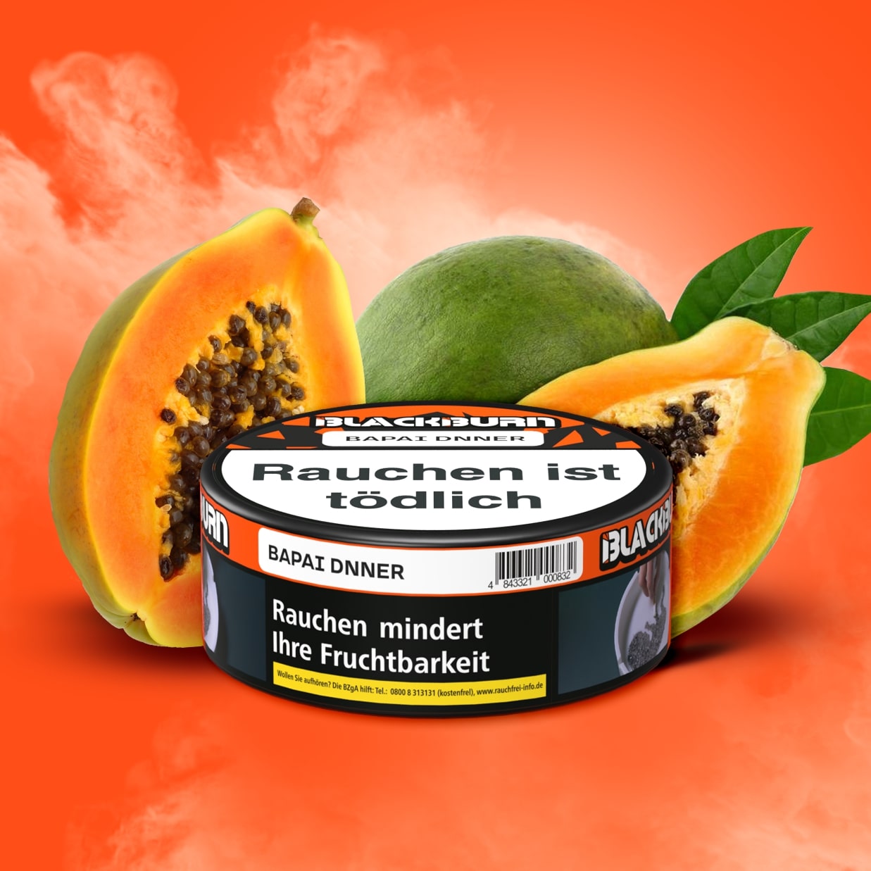 Blackburn Shisha Tabak Bapai Dnner 100g Blackburn Shisha Tabak Bapai Dnner 100g