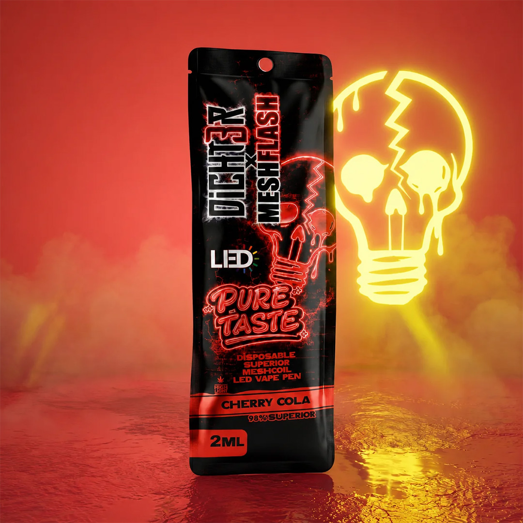 Dicht3er x Mesh Flash Superior Blend Vape Cherry Cola 2ml