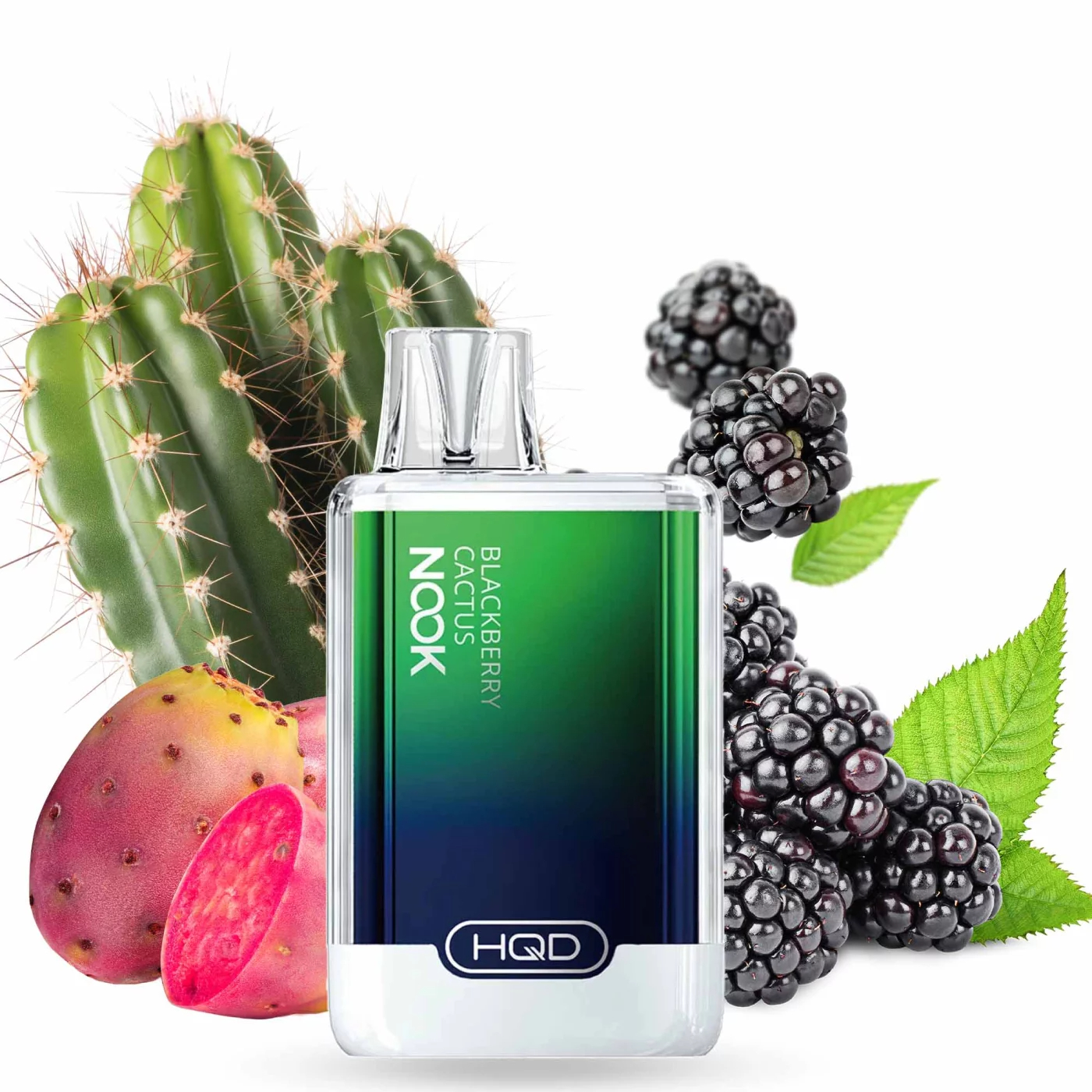 HQD Nook - Vape Einweg E-Zigarette - Blackberry Cactus 1,8% Nikotin