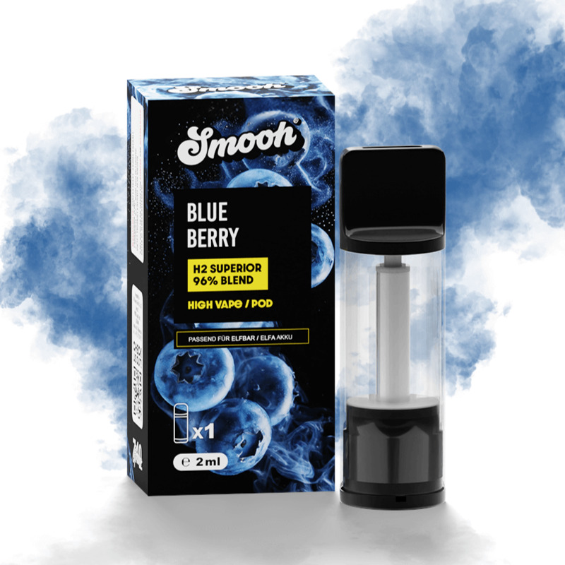 Smooh H2 Superior Blend Pod Blue Berry Smooh H2 Superior Blend Pod Blue Berry