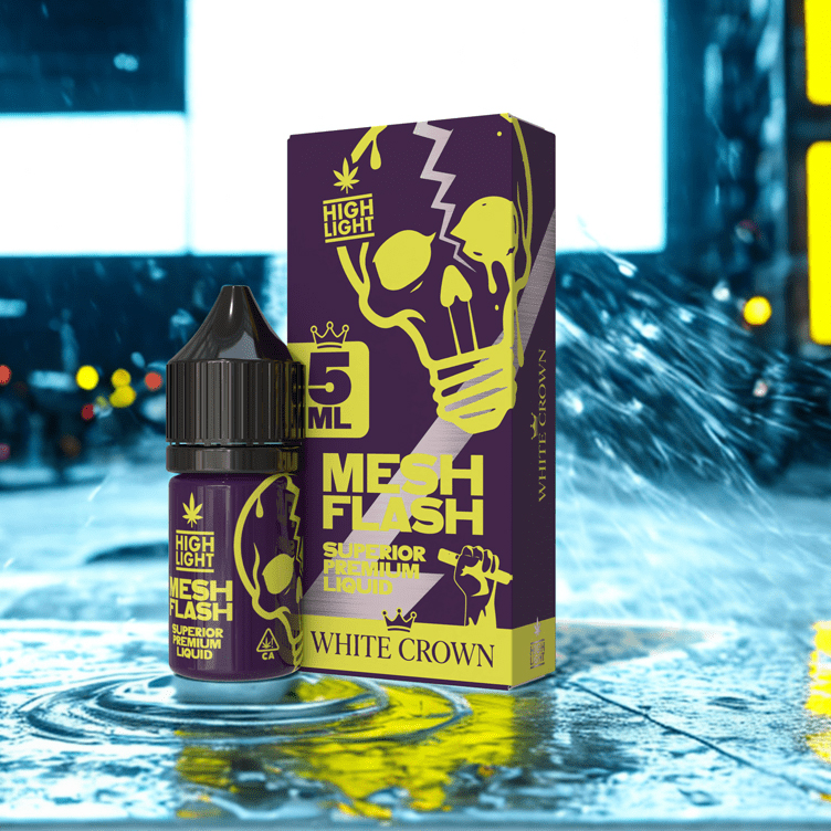 Mesh Flash - Superior Liquid - White Crown 5ml Mesh Flash - Superior Liquid - White Crown 5ml